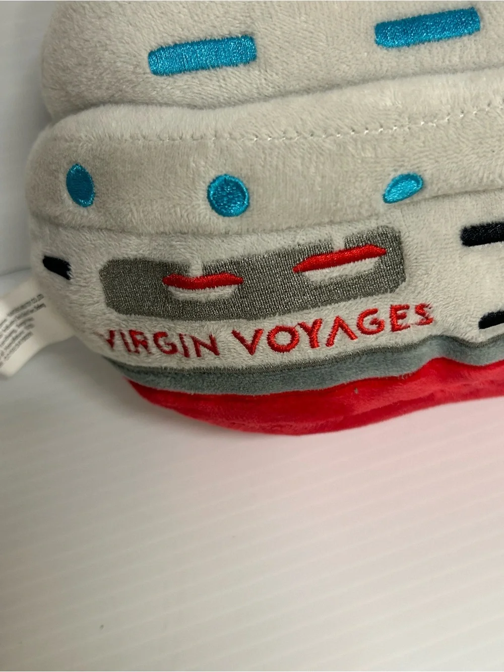 Virgin Voyages Cruise Ship Plush Stuffed Toy Ship Boat Souvenir Plush